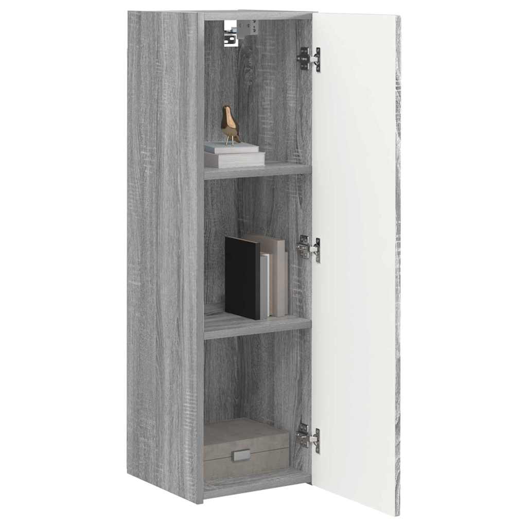 Mobile TV da parete Grigio Sonoma 30 x 31 x 100 cm