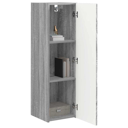 Mobile TV da parete Grigio Sonoma 30 x 31 x 100 cm