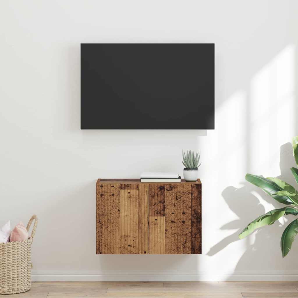 Mobile TV da parete Legno vecchio 59,5 x 31 x 40 cm