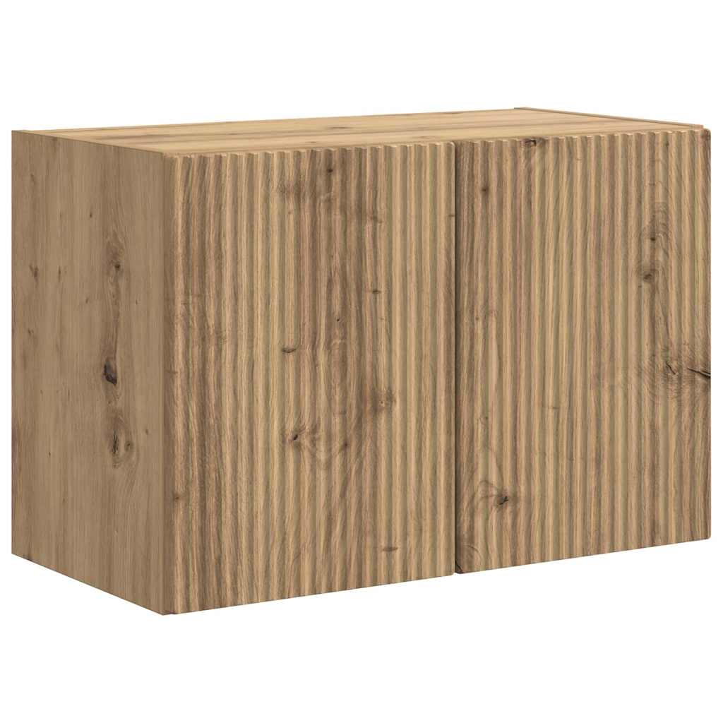 Mobile TV da parete Rovere artigianale 59,5 x 31 x 40 cm