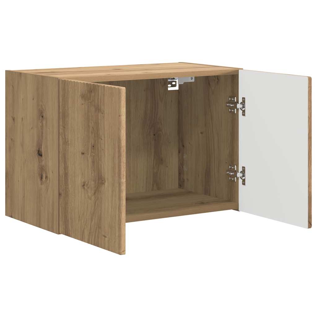 Mobile TV da parete Rovere artigianale 59,5 x 31 x 40 cm