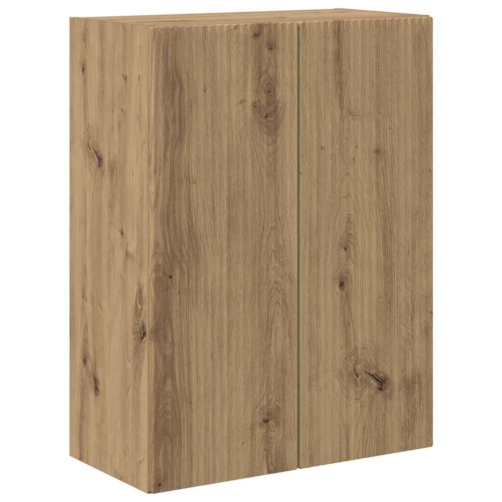 Mobile TV da parete Bianco 59,5 x 31 x 60 cm Legno multistrato