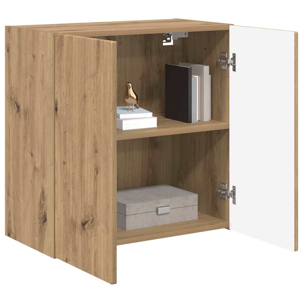 Mobile TV da parete Rovere artigianale 59,5 x 31 x 60 cm