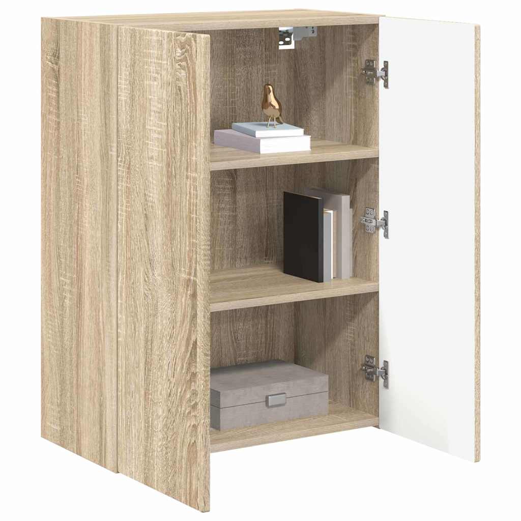 Mobile TV da parete Rovere Sonoma 59,5 x 31 x 80 cm