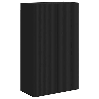 Mobile TV da parete Nero 59,5 x 31 x 100 cm Legno multistrato