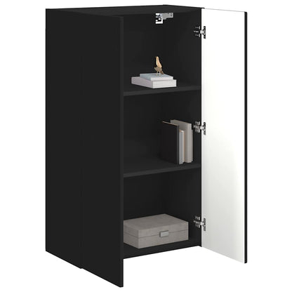 Mobile TV da parete Nero 59,5 x 31 x 100 cm Legno multistrato