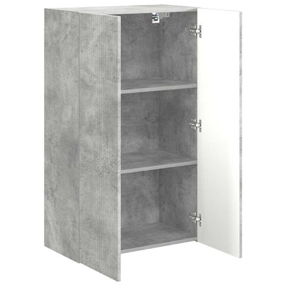 Mobile TV da parete Grigio cemento 59,5 x 31 x 100 cm