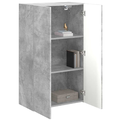 Mobile TV da parete Grigio cemento 59,5 x 31 x 100 cm