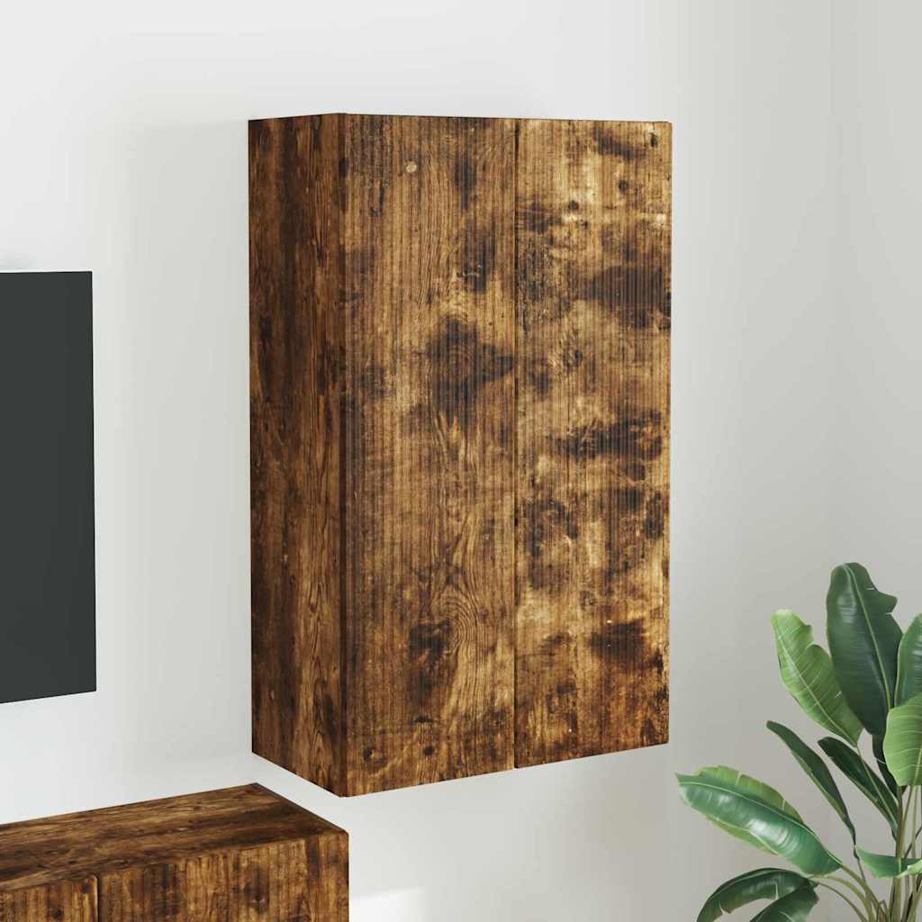 Mobile TV da parete Rovere fumÃ© 59,5 x 31 x 100 cm