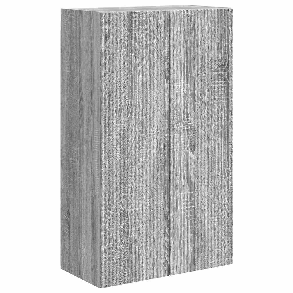 Mobile TV da parete Grigio Sonoma 59,5 x 31 x 100 cm