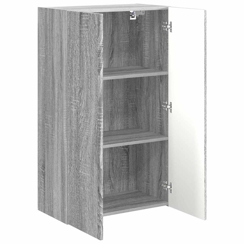 Mobile TV da parete Grigio Sonoma 59,5 x 31 x 100 cm