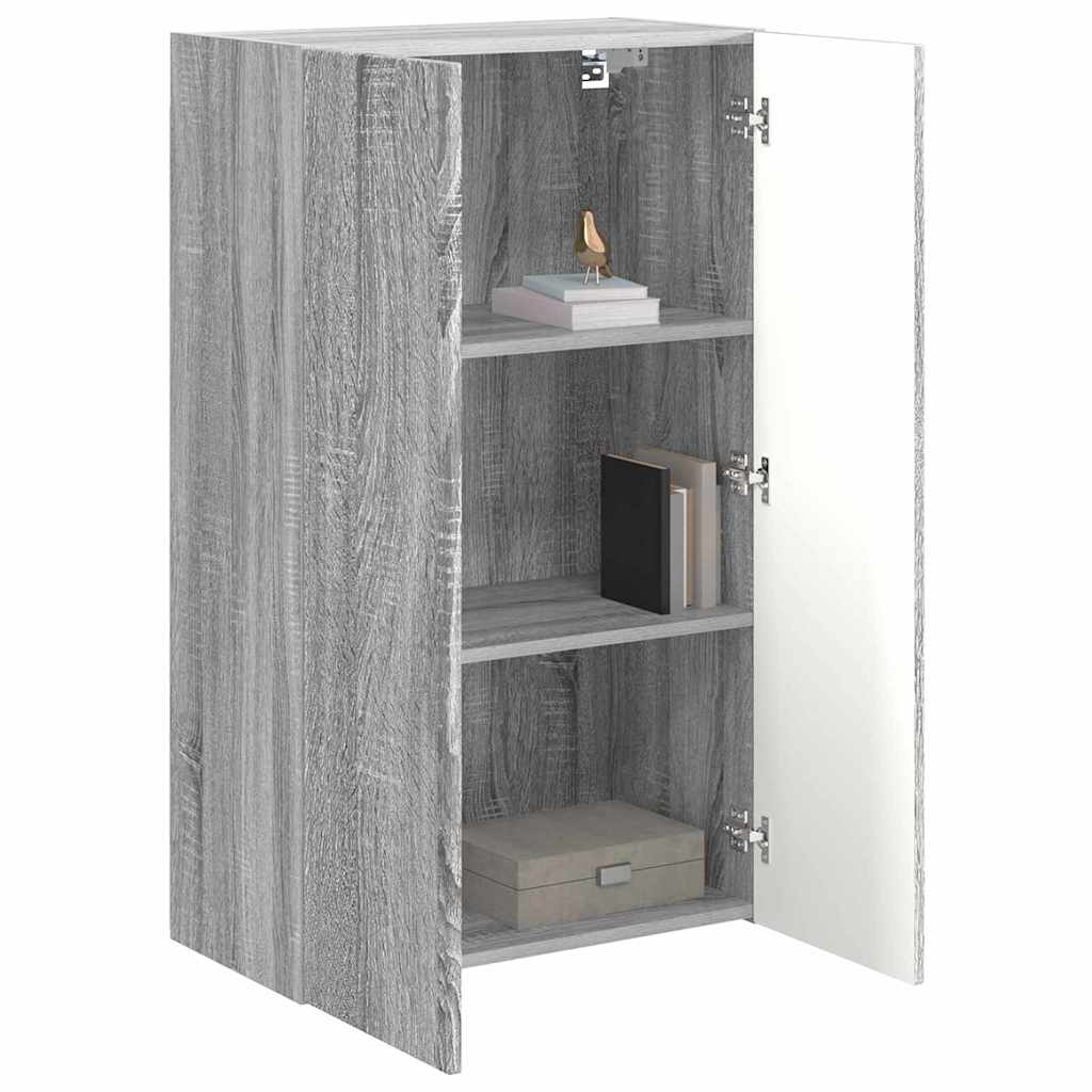 Mobile TV da parete Grigio Sonoma 59,5 x 31 x 100 cm