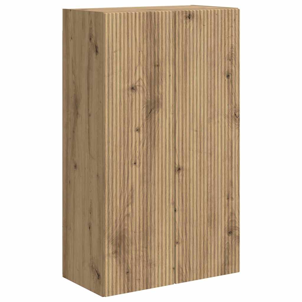 Mobile TV da parete Rovere artigianale 59,5 x 31 x 100 cm
