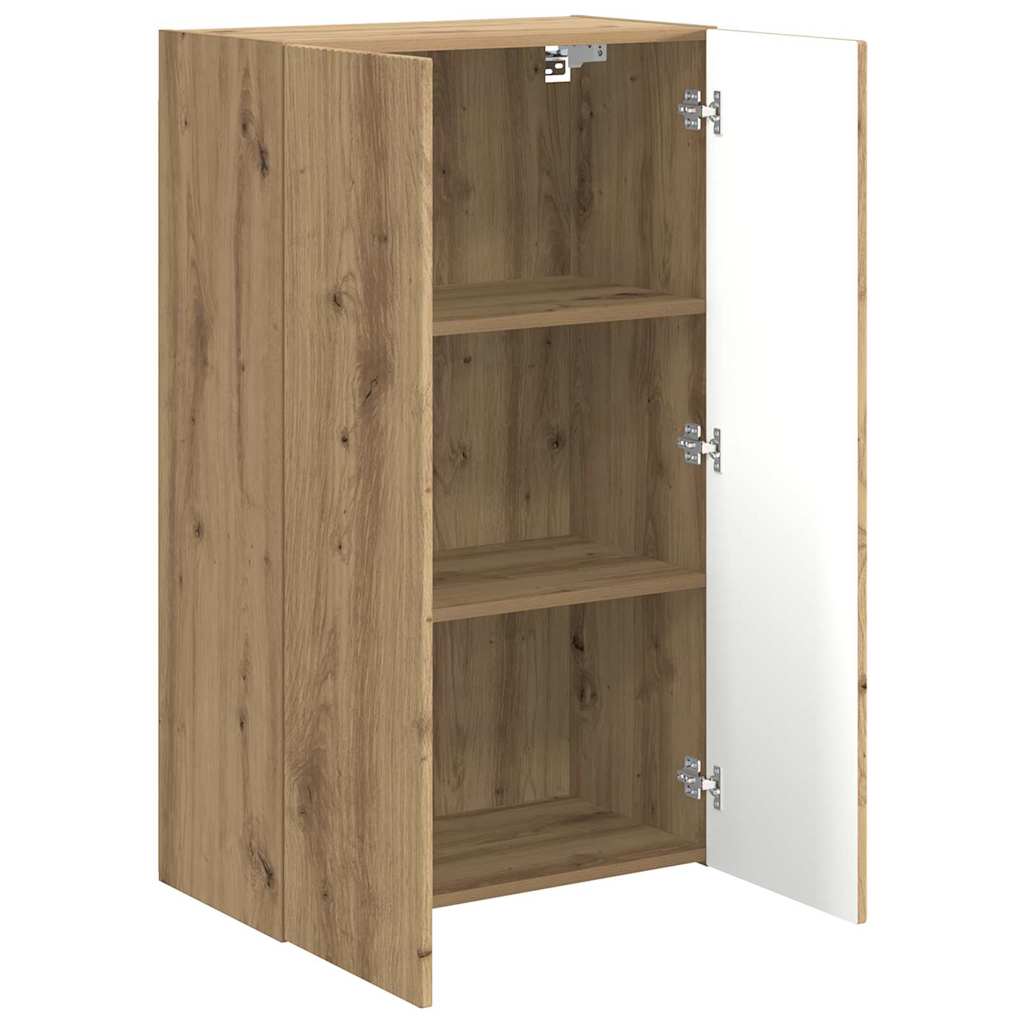 Mobile TV da parete Rovere artigianale 59,5 x 31 x 100 cm