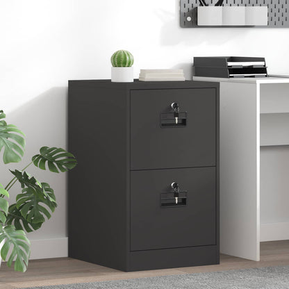 Armadio per File con cassetto Nero 44 x 50 x 106.5 cm