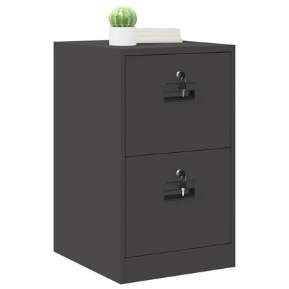 Armadio per File con cassetto Nero 44 x 50 x 106.5 cm