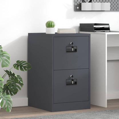 Armadio per File con cassetto Antracite 44 x 50 x 106.5 cm