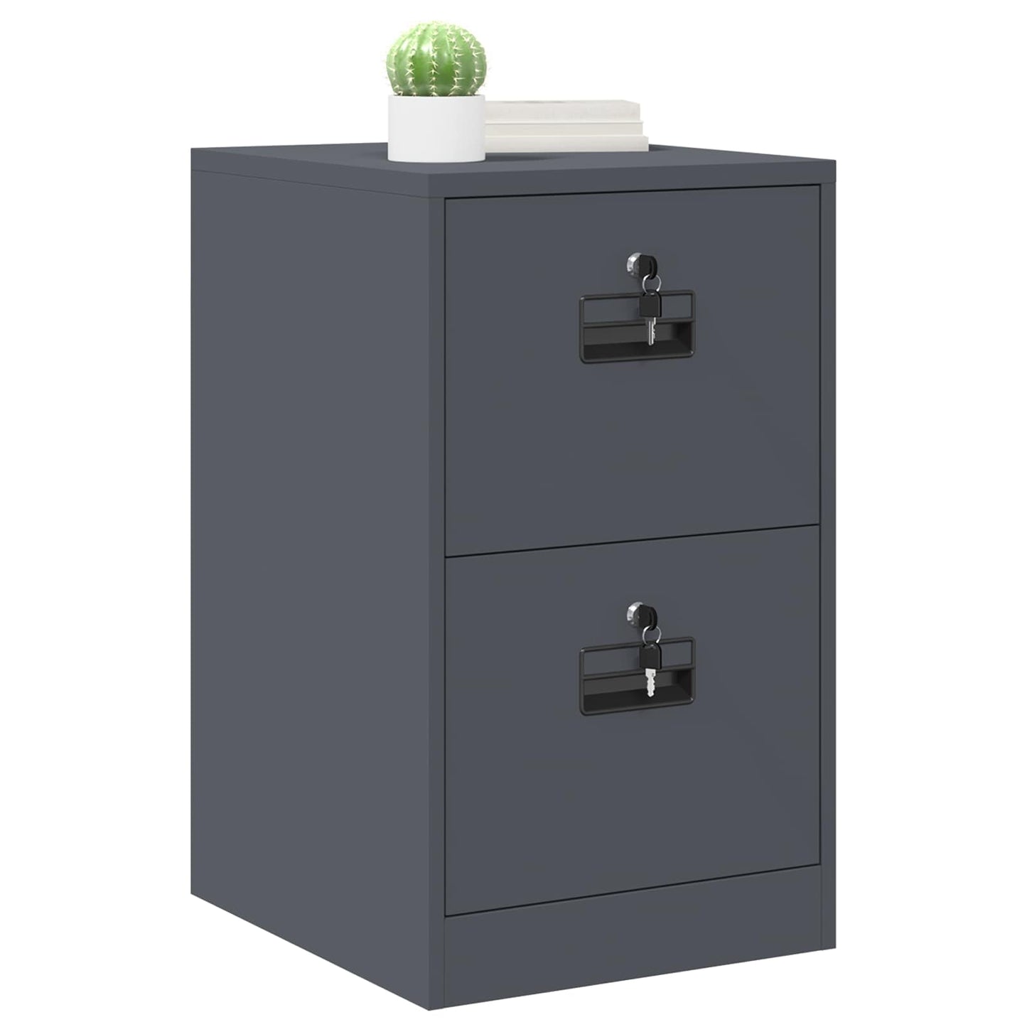 Armadio per File con cassetto Antracite 44 x 50 x 106.5 cm