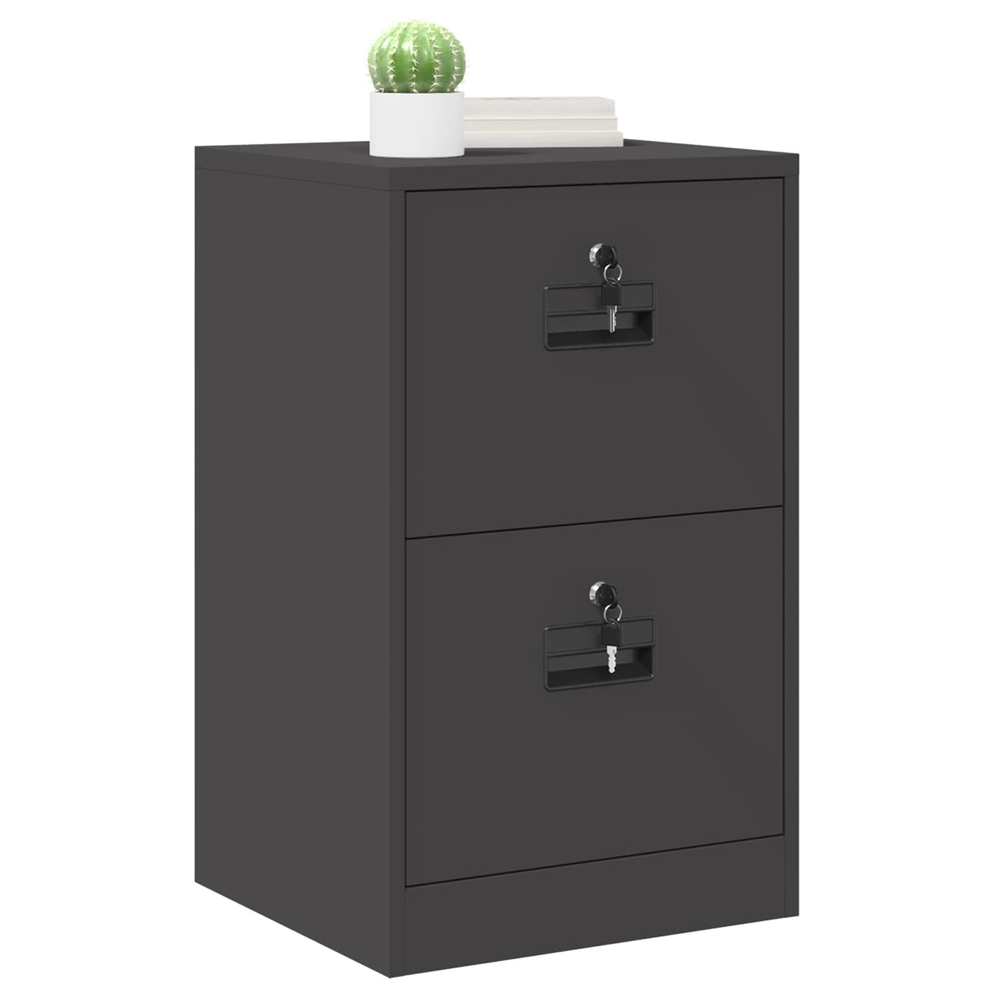 Armadio per File con cassetto Nero 44 x 50 x 106.5 cm