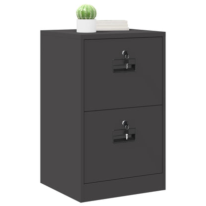 Armadio per File con cassetto Nero 44 x 50 x 106.5 cm
