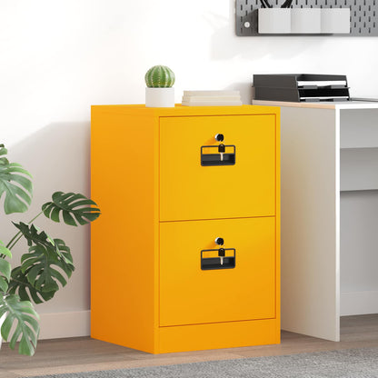 Armadio per File con cassetto Giallo senape 45,5 x 42 x 74,5 cm