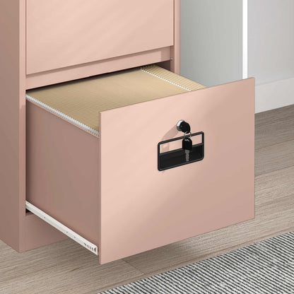 Armadio per File con cassetto Rosa 45,5 x 42 x 106,5 cm