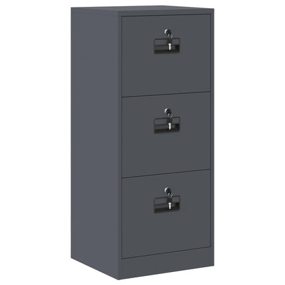 Armadio per File con cassetto Antracite 45,5 x 42 x 106,5 cm