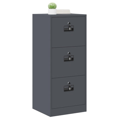 Armadio per File con cassetto Antracite 44 x 50 x 106.5 cm