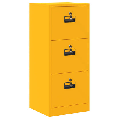 Armadio per File con cassetto Giallo senape 44 x 50 x 106.5 cm