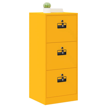Armadio per File con cassetto Giallo senape 44 x 50 x 106.5 cm