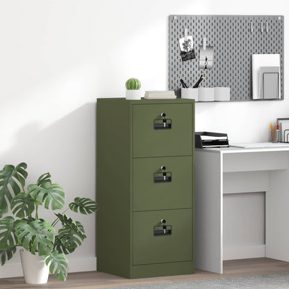 Armadio per File con cassetto Verde oliva 44 x 50 x 106.5 cm