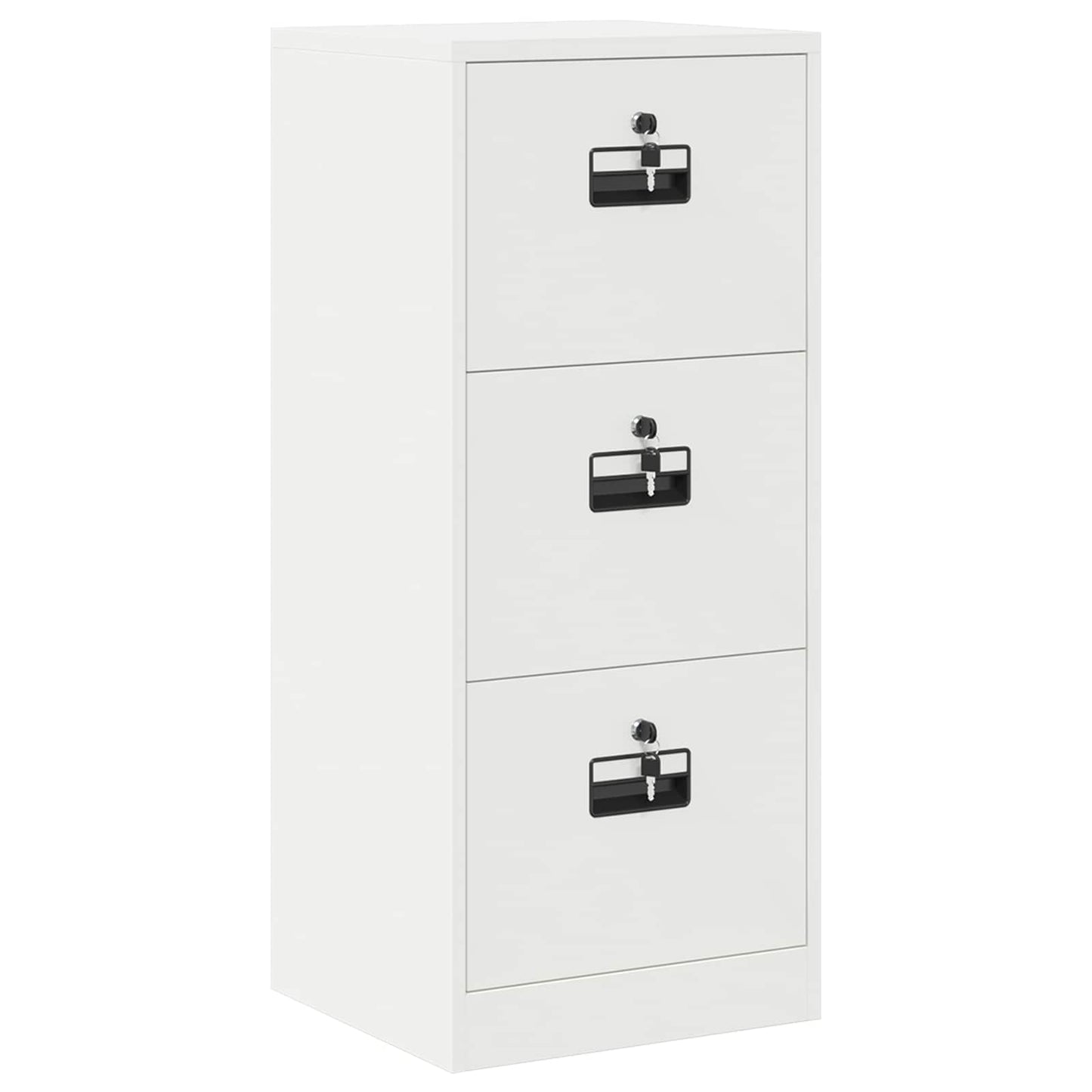 Armadio per File con cassetto Bianco 44 x 50 x 106.5 cm
