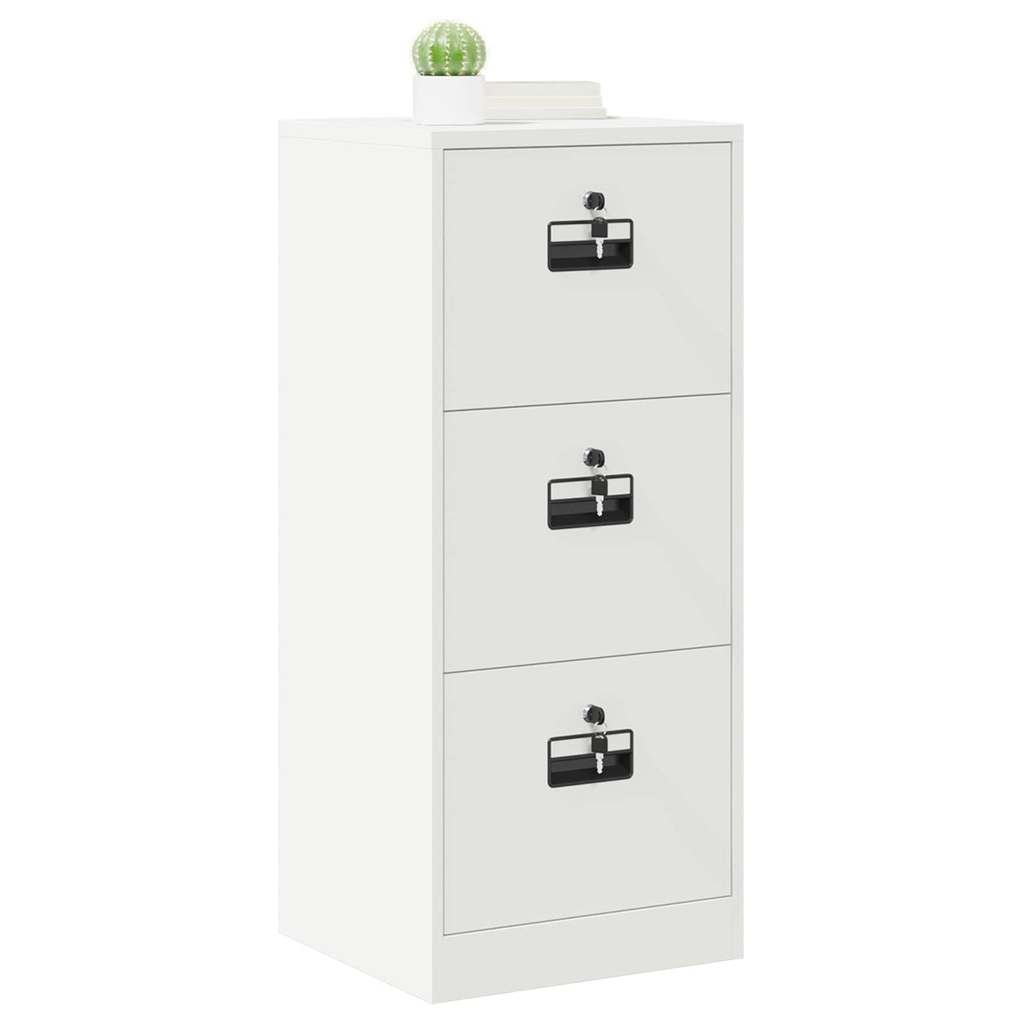 Armadio per File con cassetto Bianco 44 x 50 x 106.5 cm