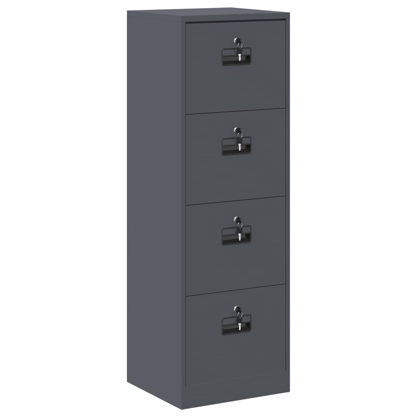 Armadio per File con cassetto Antracite 44 x 50 x 106.5 cm