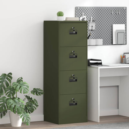 Armadio per File con cassetto Verde oliva 44 x 50 x 106.5 cm