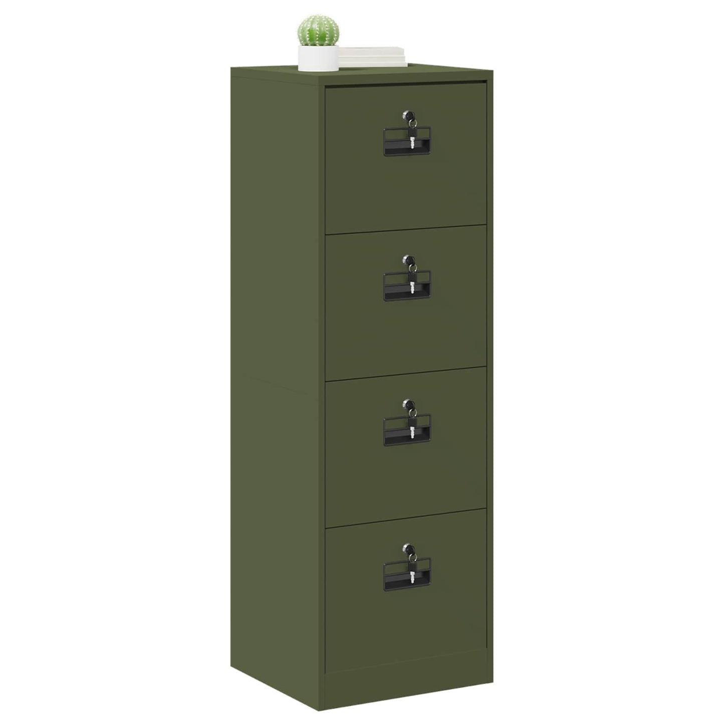 Armadio per File con cassetto Verde oliva 44 x 50 x 106.5 cm