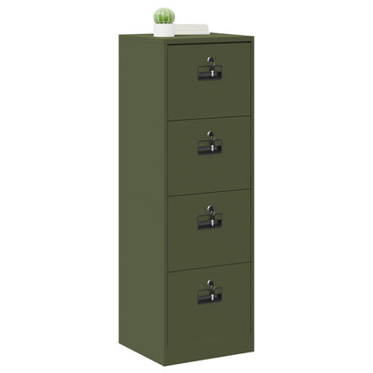 Armadio per File con cassetto Verde oliva 44 x 50 x 106.5 cm