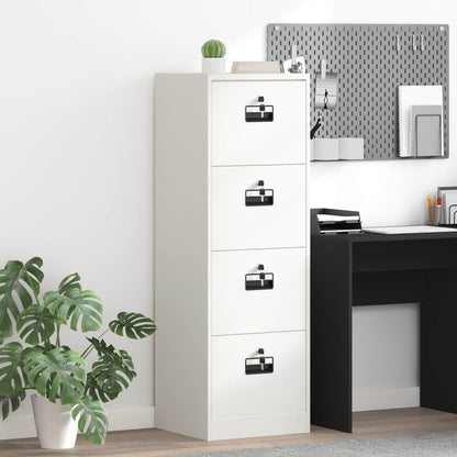 Armadio per File con cassetto Bianco 44 x 50 x 106.5 cm