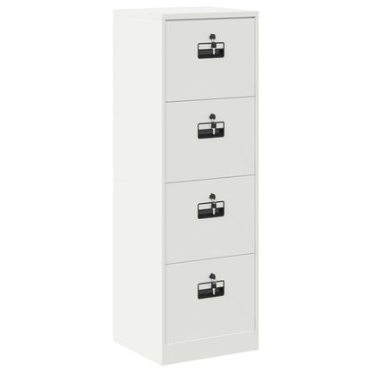 Armadio per File con cassetto Bianco 45,5 x 42 x 139 cm