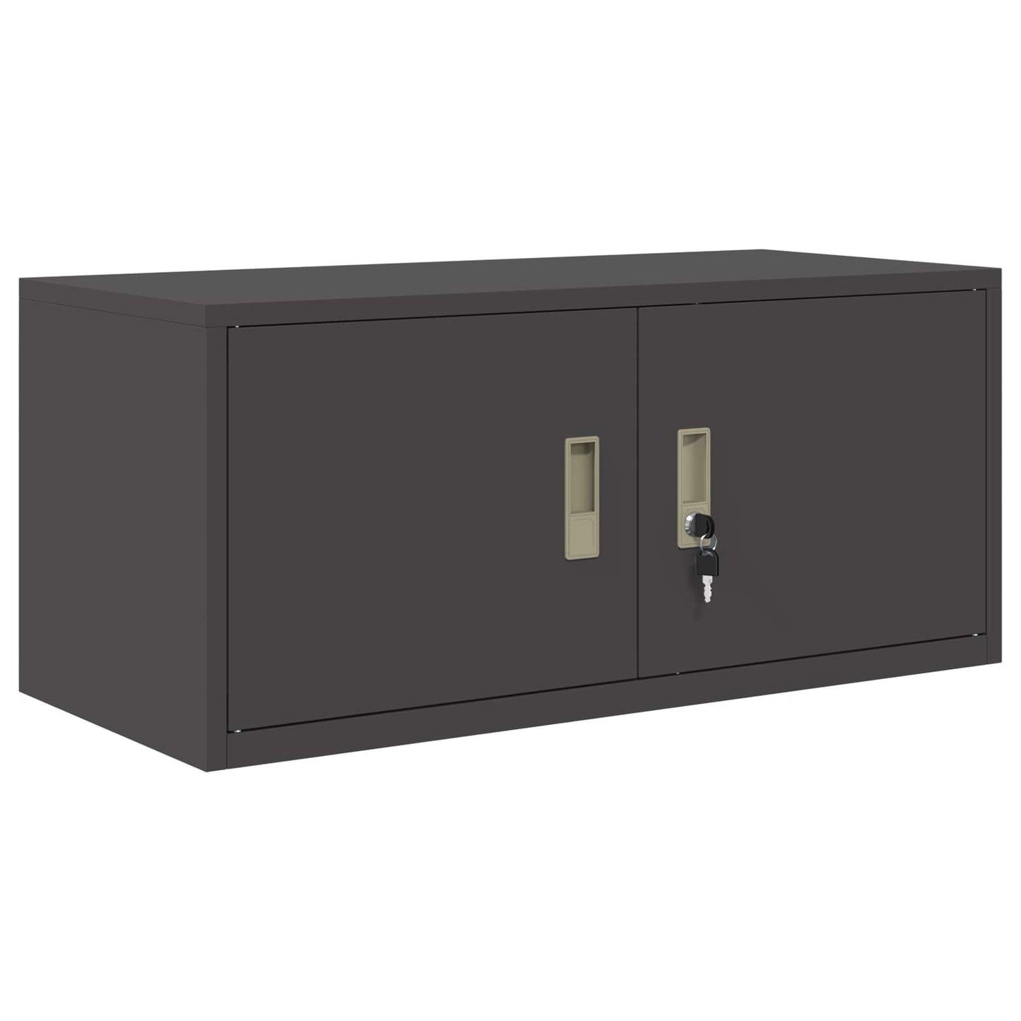Armadio Nero 90 x 40 x 40 cm Acciaio