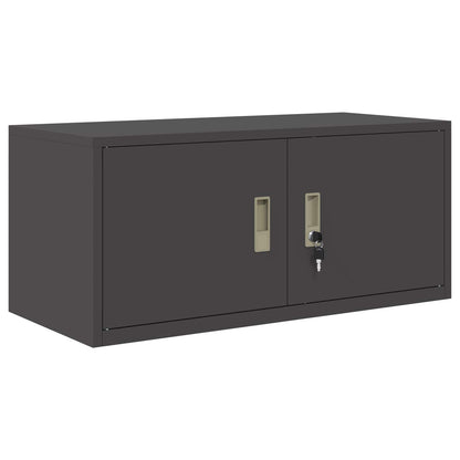 Armadio Nero 90 x 40 x 40 cm Acciaio
