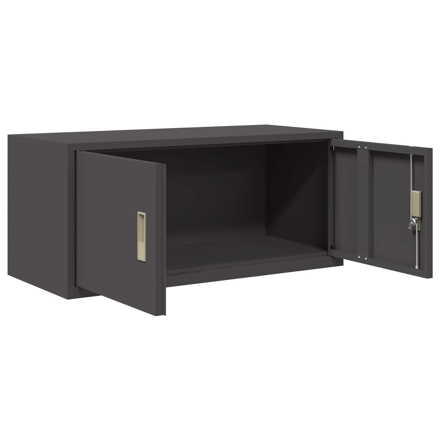 Armadio Nero 90 x 40 x 40 cm Acciaio