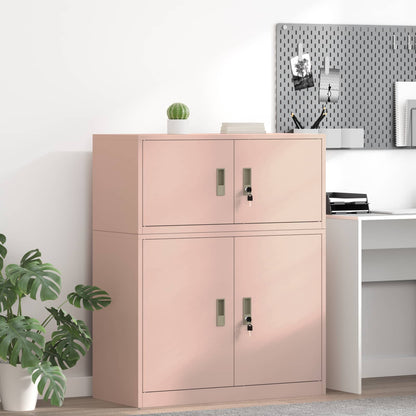 Armadio Rosa 90 x 40 x 40 cm Acciaio