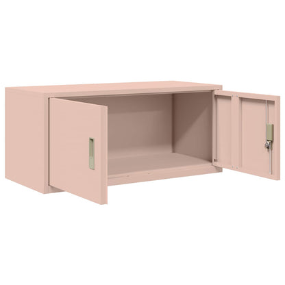 Armadio Rosa 90 x 40 x 40 cm Acciaio