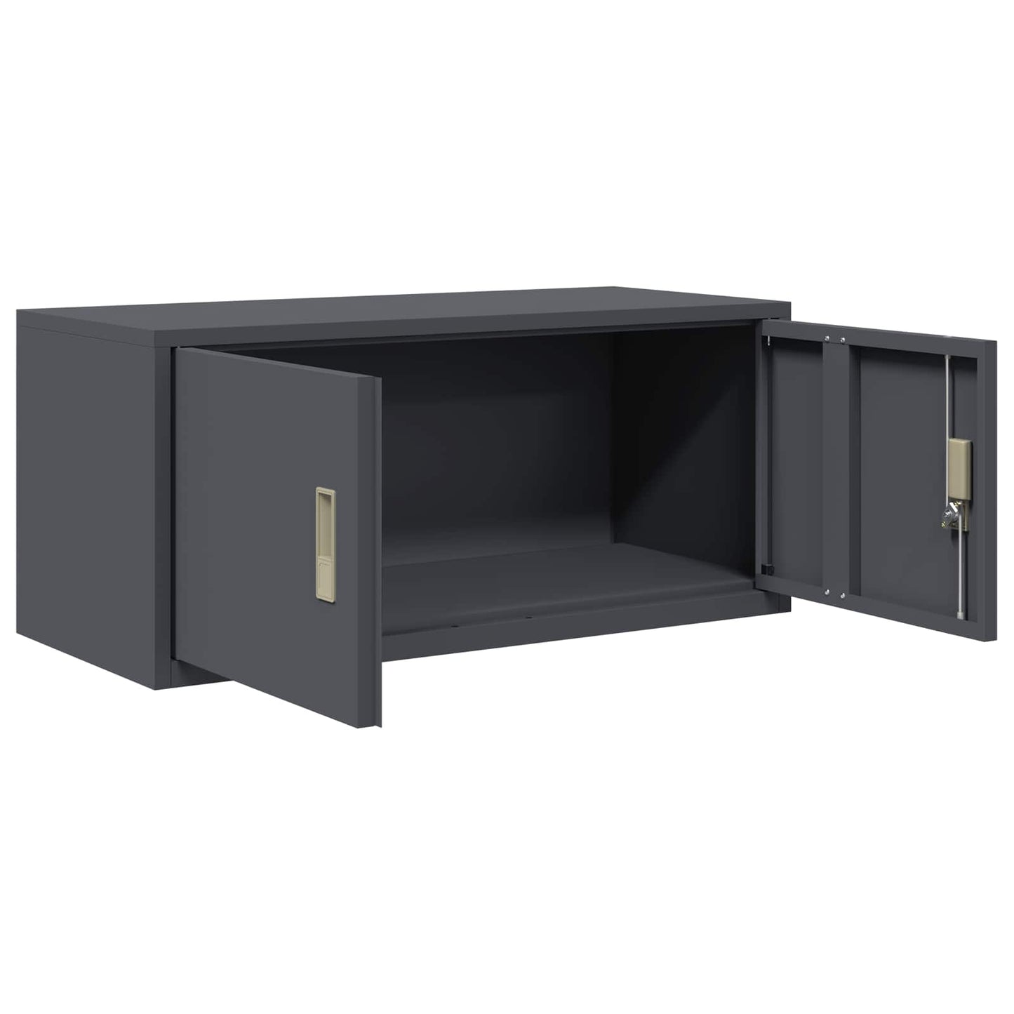 Armadio da Ufficio Antracite 90 x 40 x 40 cm in Acciaio