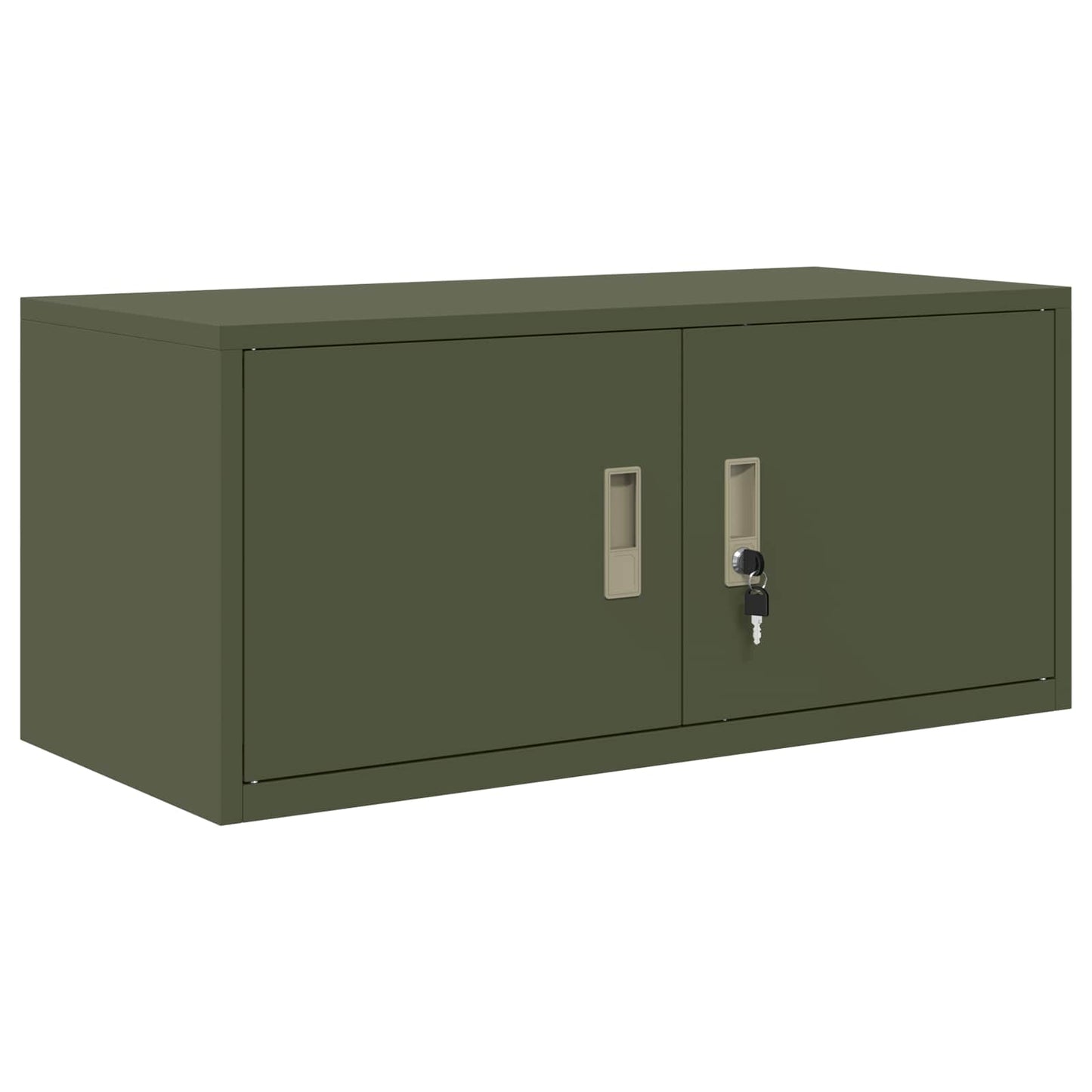 Armadio Verde oliva 90 x 40 x 40 cm Acciaio