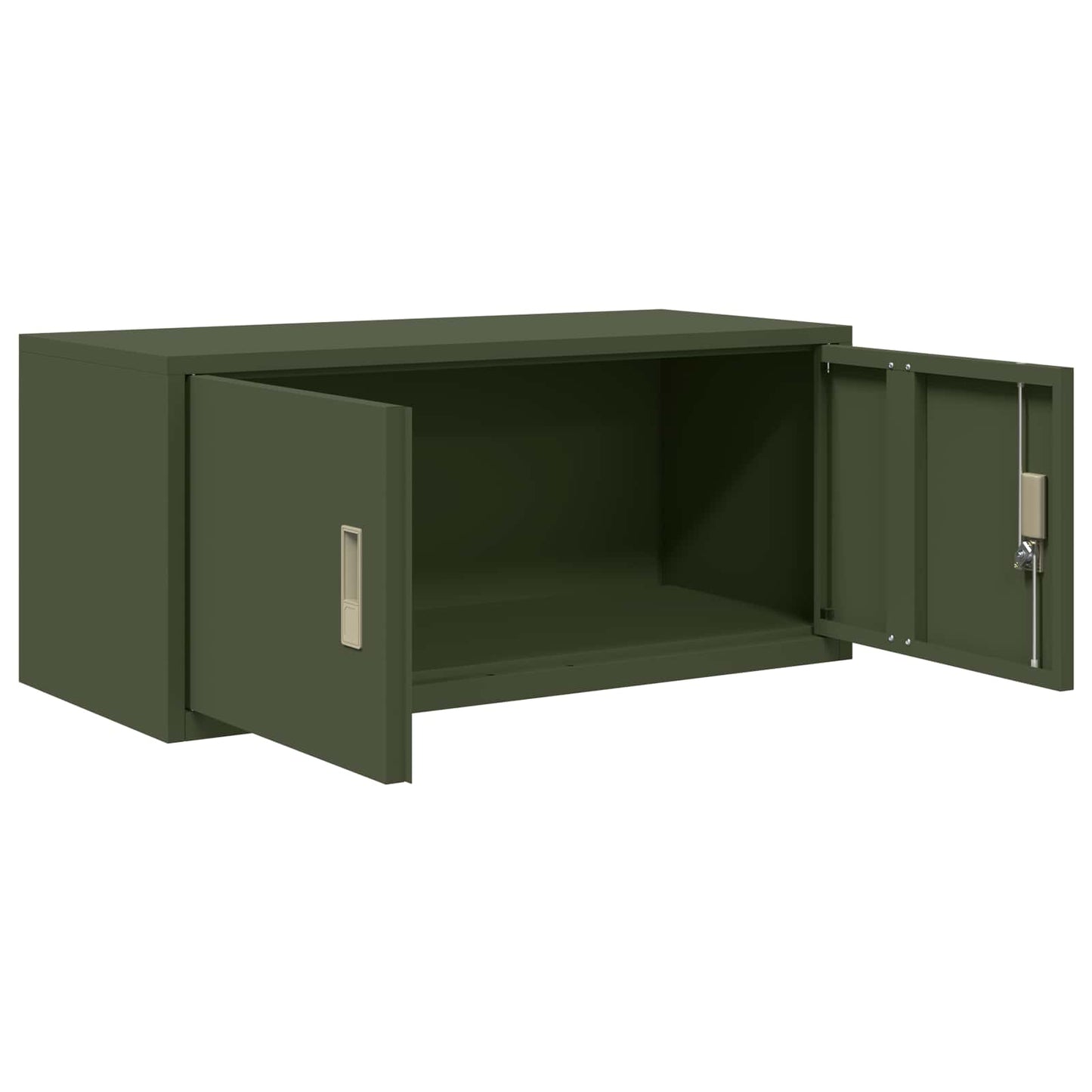 Armadio Verde oliva 90 x 40 x 40 cm Acciaio