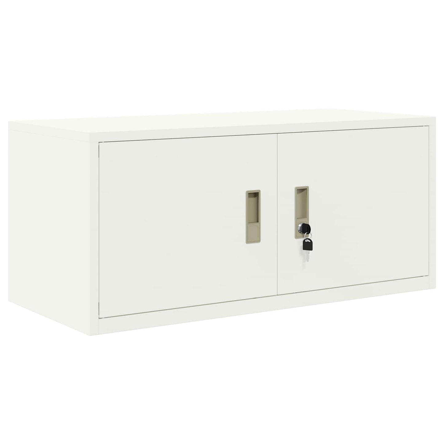 Armadio Bianco 90 x 40 x 40 cm Acciaio