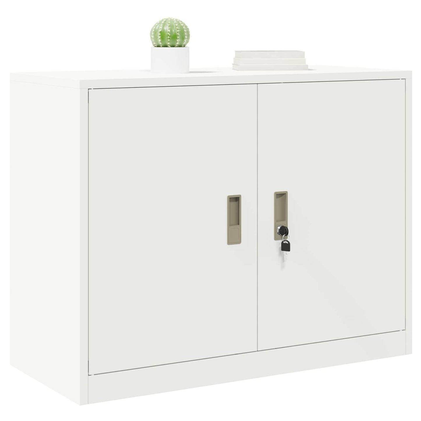 Armadio Bianco 90 x 40 x 70 cm Acciaio