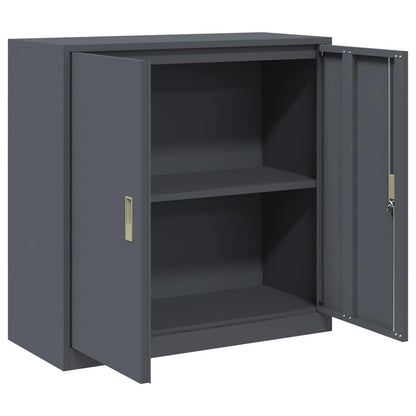 Armadio Antracite 90 x 40 x 90 cm Acciaio